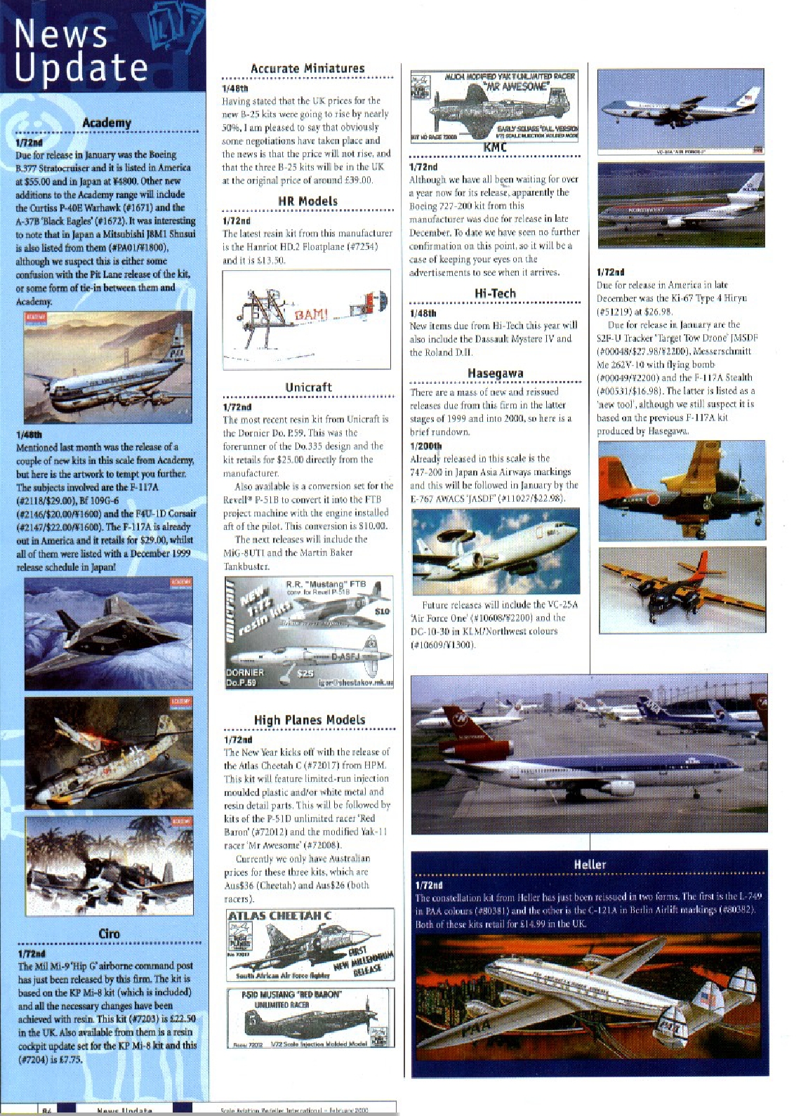 Scale Aviation Modeller International 2000-02